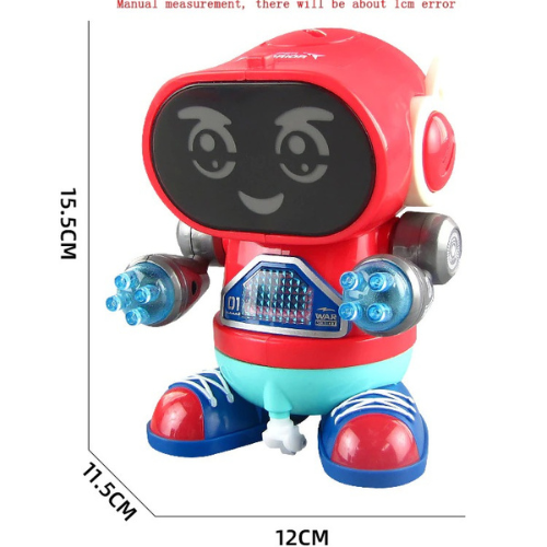 Children Electric Dancing Robot With Light , Music And Walking Toy For Kids