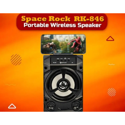 RK-846 Space Rock Portable Rechargeable Wireless Speaker