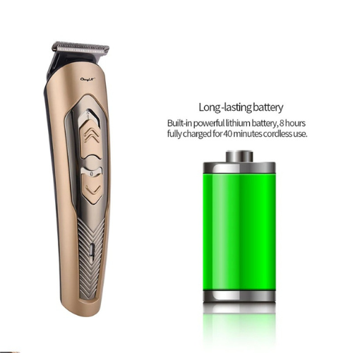 Professional Electric Hair Clipper Rechargeable Cutting Machine With 4 Length Limit Combs