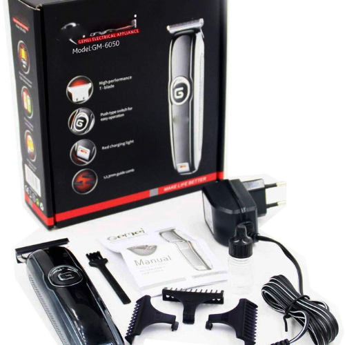 GEEMY GM-6050 Professional Hair Trimmer High Performance T-Blade