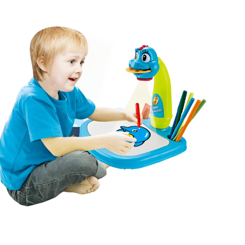 Multifunctional Cute Dinosaur Shaped Drawing Projection Painting Board