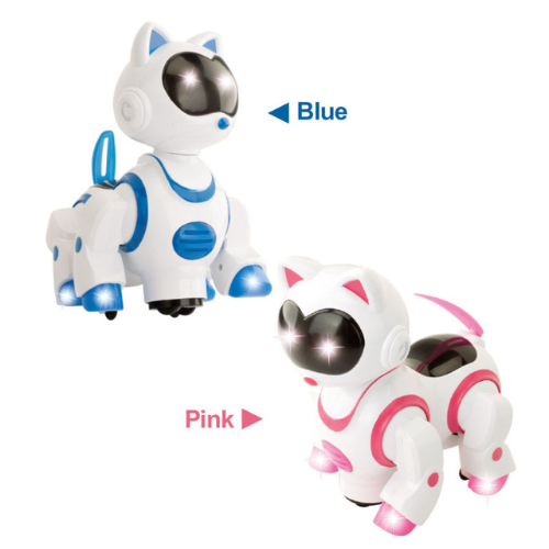 Dancing Bump And Go Action Robot Cat Toy For Kids