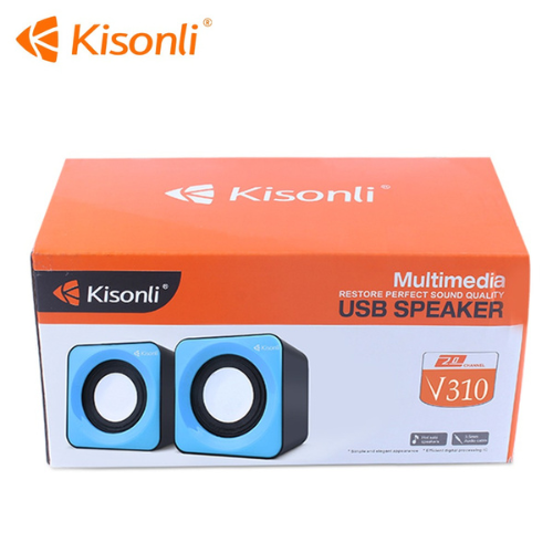 Kisonli Speakers V310 Multimedia Computer Speaker System Set