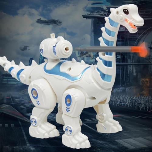 Multifunctional Electric Robotic Spray Dinosaur With Sound Effects Interactive Toy For Kids