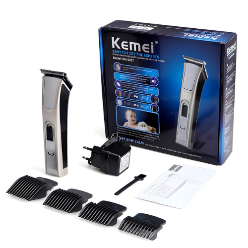 Kemei KM-5017 High-Quality Cordless Rechargeable Advanced Hair Clipper For Men