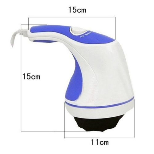 Electric Full Tone Spin Full Body Relax Massager 5 Headers Device