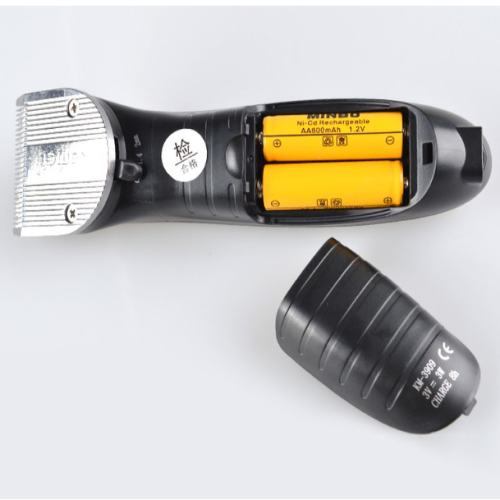 KM 3909 Rechargeable Electric Hair Trimmer & Clipper With Adjustable Comb Attachments