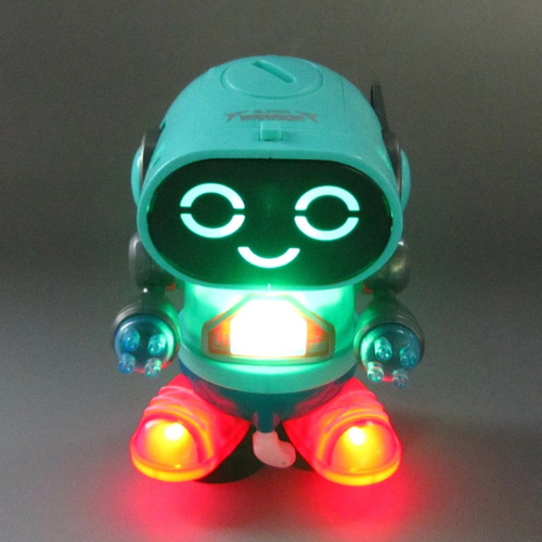 Children Electric Dancing Robot With Light , Music And Walking Toy For Kids