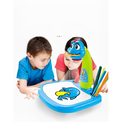 Multifunctional Cute Dinosaur Shaped Drawing Projection Painting Board