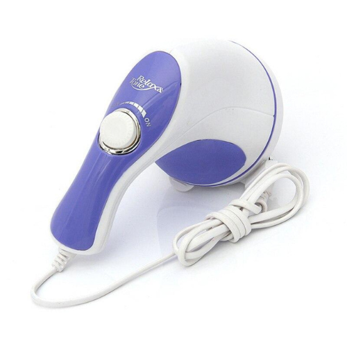 Electric Full Tone Spin Full Body Relax Massager 5 Headers Device