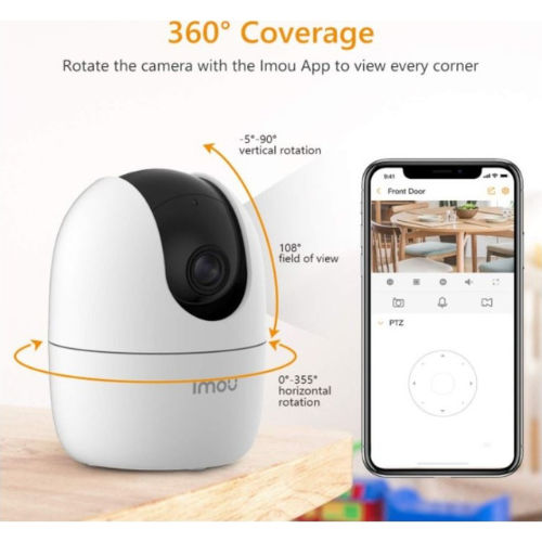 Ranger 2 Built-In Mic 360 Degree Coverage 2MP Wifi Indoor Camera