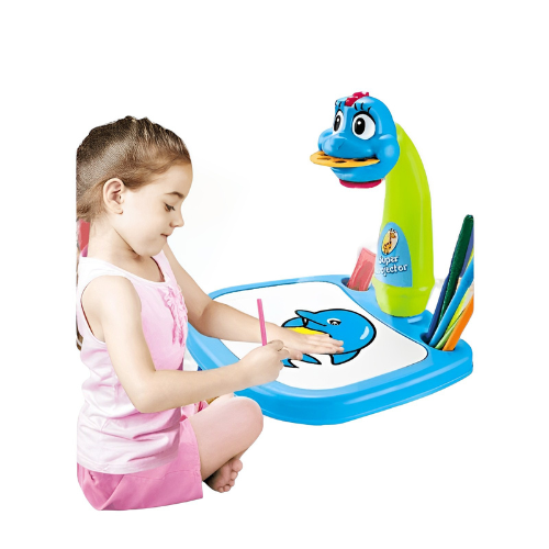 Multifunctional Cute Dinosaur Shaped Drawing Projection Painting Board