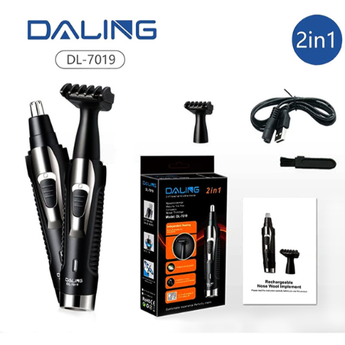 DALING DL-7019 Multi-Functional 2 IN 1 Nose Hair And Outline Trimmer